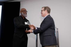 Michael Pollock, DBSA CEO and Gary Cooper